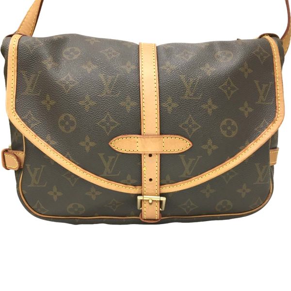 i22 1090 2 Louis Vuitton Saumur 30 Shoulder Bag Monogram Brown