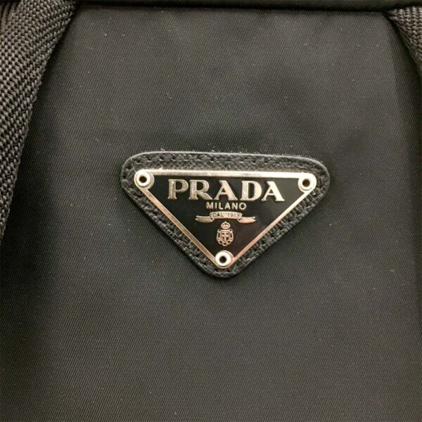 i22 1346 12 Prada Pocono Backpack Nylon Black