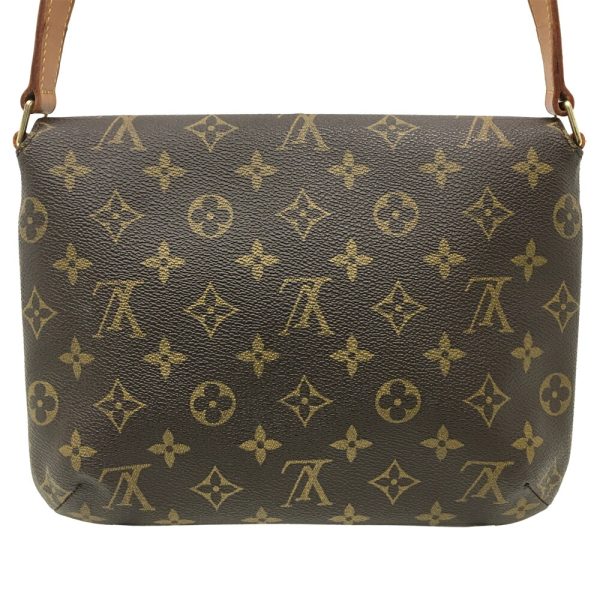 i22 1436 4 Louis Vuitton Musette Tango Shoulder Bag Monogram Brown