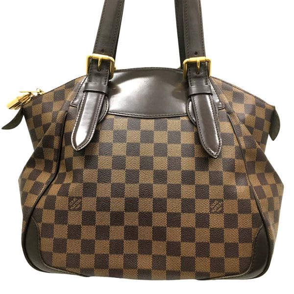 i22 1670 5 Louis Vuitton Verona MM Handbag Damier Ebene Brown