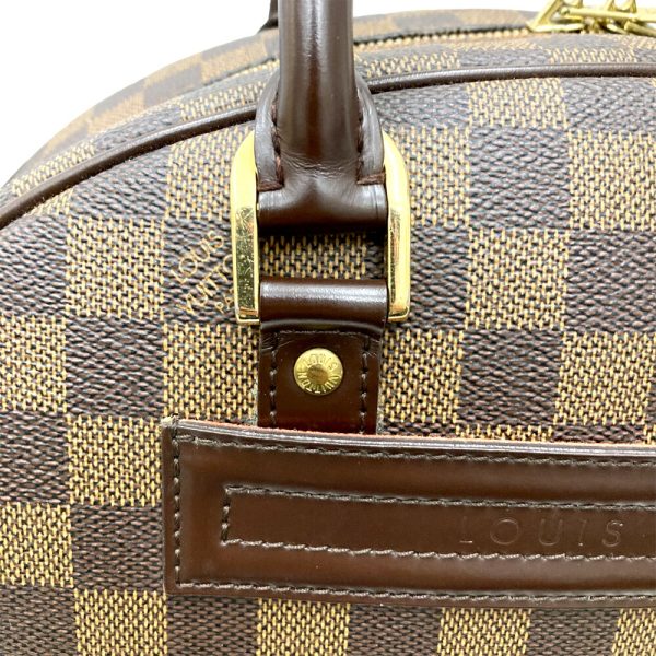 i23 1783 15 Louis Vuitton Nolita Handbag Damier Ebene Brown