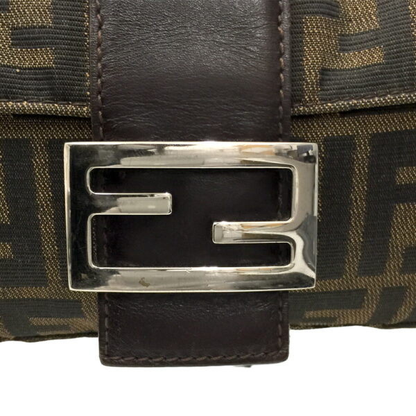 i23 1838 11 Fendi Mamma Bucket Handbag Zucca Pattern