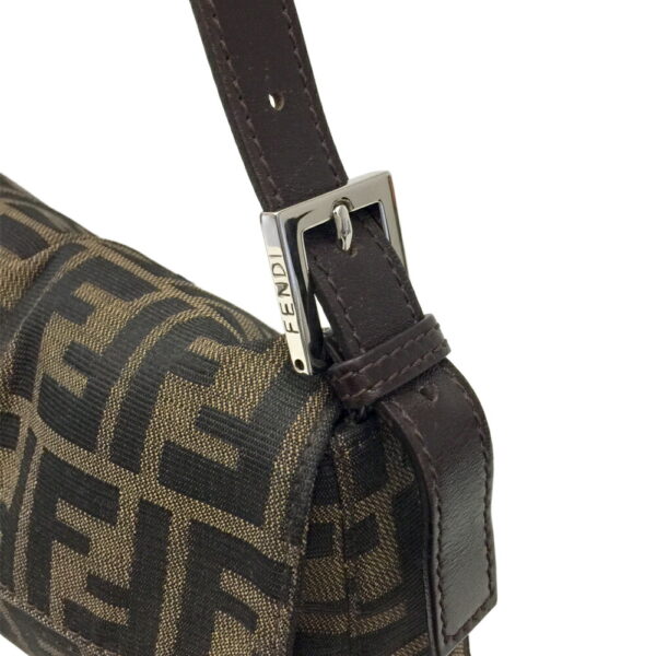 i23 1838 13 Fendi Mamma Bucket Handbag Zucca Pattern