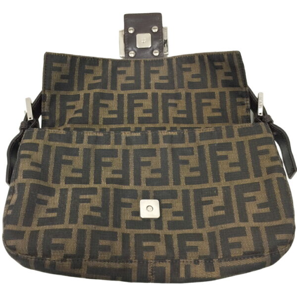 i23 1838 15 Fendi Mamma Bucket Handbag Zucca Pattern