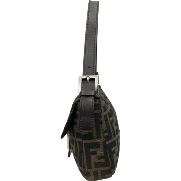 i23 1838 3 Fendi Mamma Bucket Handbag Zucca Pattern