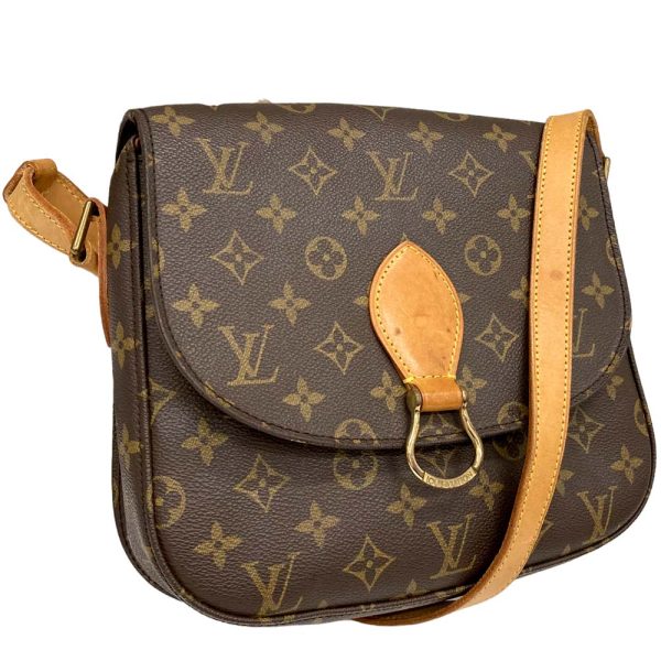 i23 1862 1 Louis Vuitton Saint Cloud GM Shoulder Bag Monogram Brown