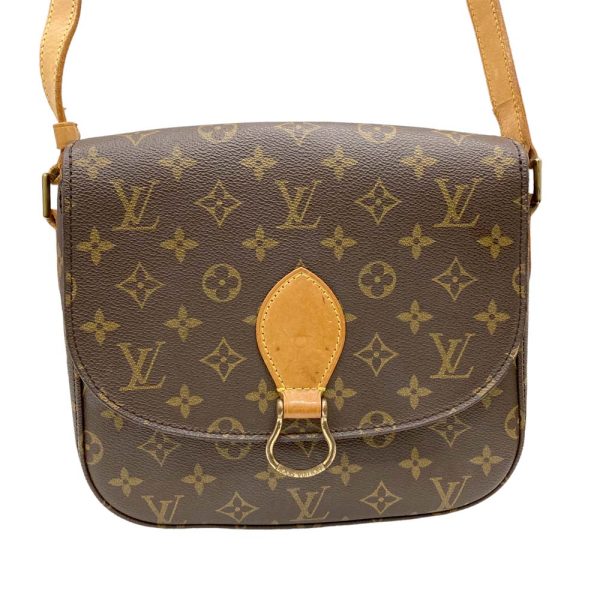 i23 1862 2 Louis Vuitton Saint Cloud GM Shoulder Bag Monogram Brown