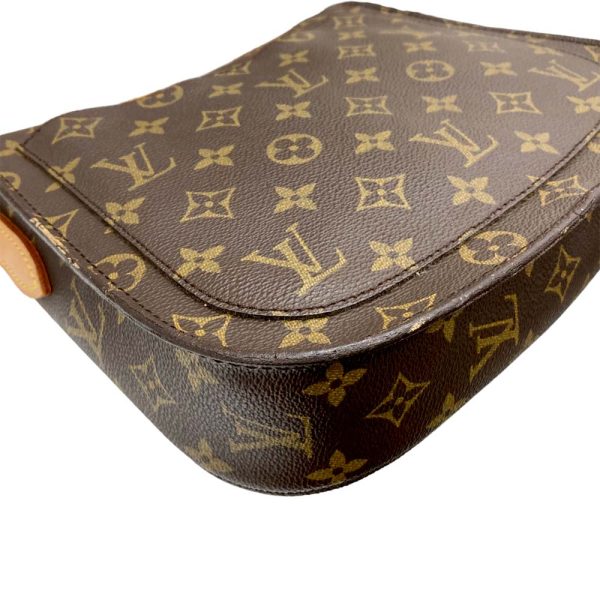 i23 1862 9 Louis Vuitton Saint Cloud GM Shoulder Bag Monogram Brown