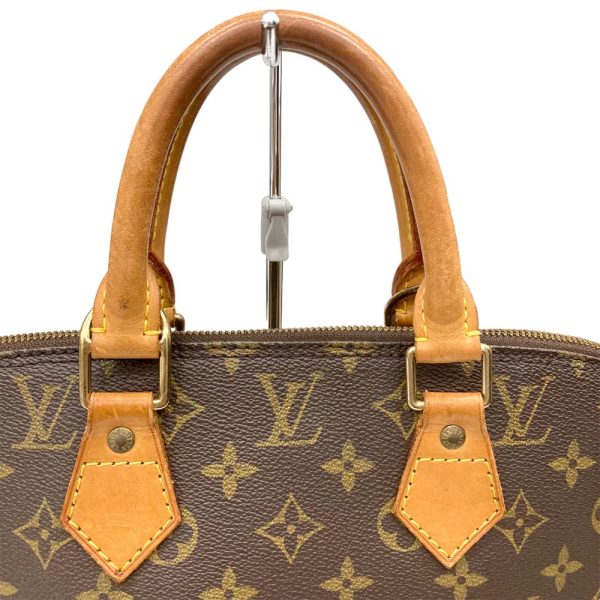 i23 1944 11 Louis Vuitton Alma PM Handbag Monogram Brown