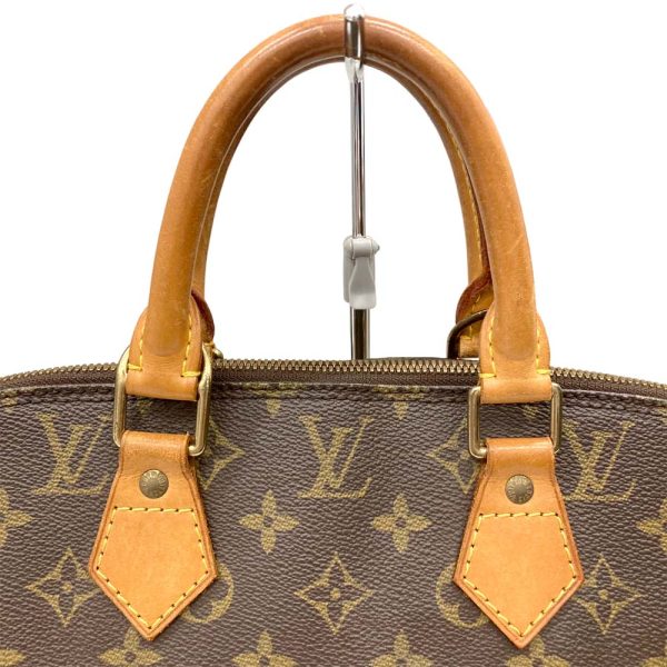 i23 1944 12 Louis Vuitton Alma PM Handbag Monogram Brown