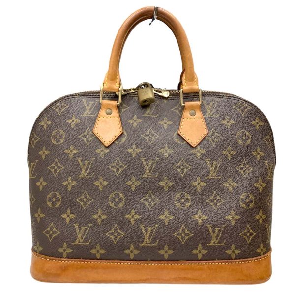 i23 1944 2 Louis Vuitton Alma PM Handbag Monogram Brown