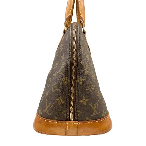 i23 1944 5 Louis Vuitton Alma PM Handbag Monogram Brown