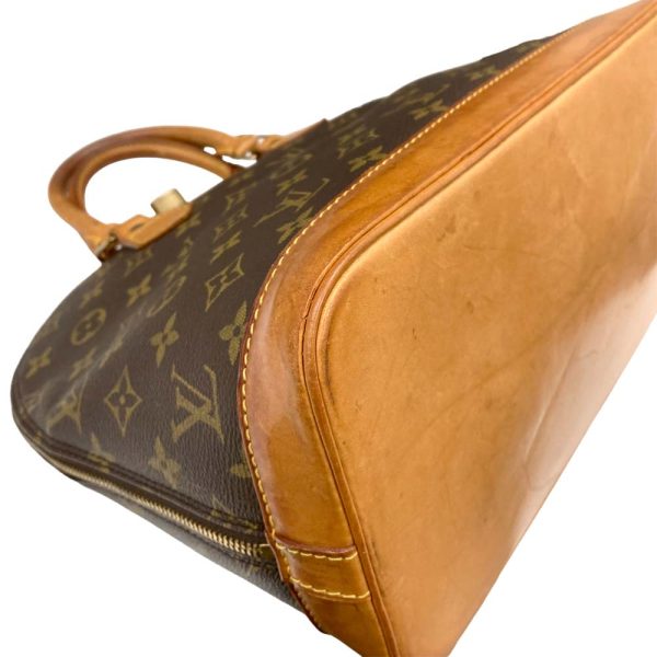 i23 1944 7 Louis Vuitton Alma PM Handbag Monogram Brown