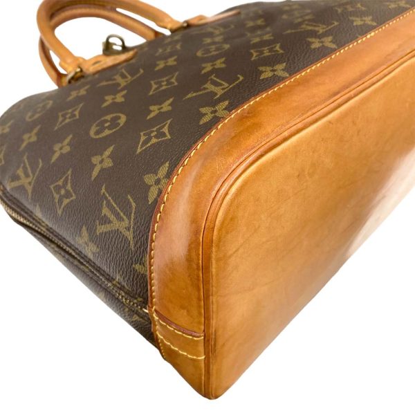 i23 1944 9 Louis Vuitton Alma PM Handbag Monogram Brown