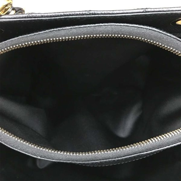 i24 1089 14 Chanel GST Tote Bag Caviar Skin Black