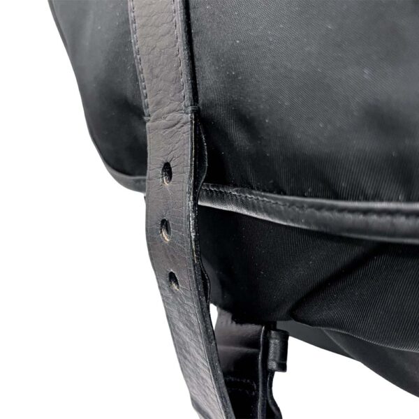 i24 1296 13 Prada Messenger Bag Nylon Black