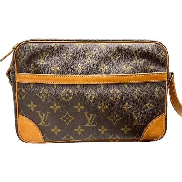 i24 1389 2 Louis Vuitton Trocadero 27 Monogram Shoulder Bag Brown