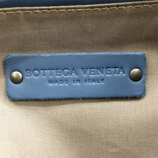 i24 262 15 Bottega Veneta Intrecciato Backpack Rucksack Blue