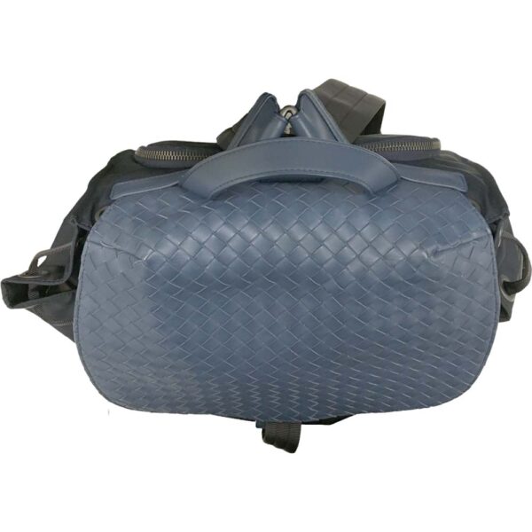 i24 262 6 Bottega Veneta Intrecciato Backpack Rucksack Blue