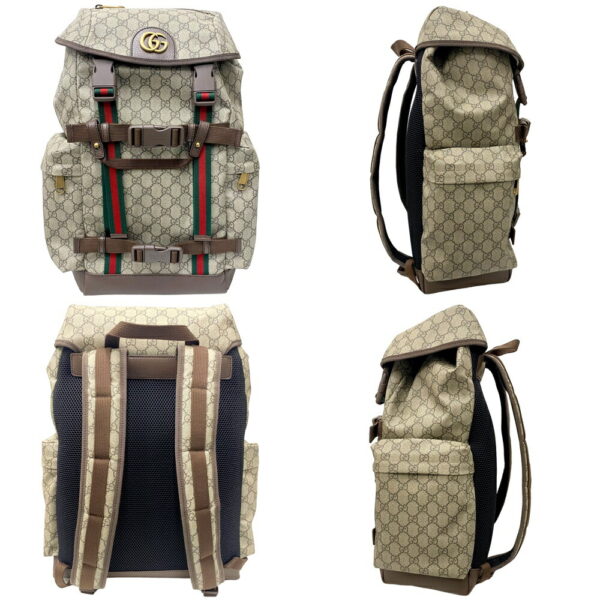 i24 284 2 Gucci Skateboard Backpack GG Supreme