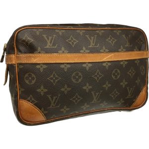 i24 340 1 Louis Vuitton Monogram Looping MM Shoulder Bag Brown