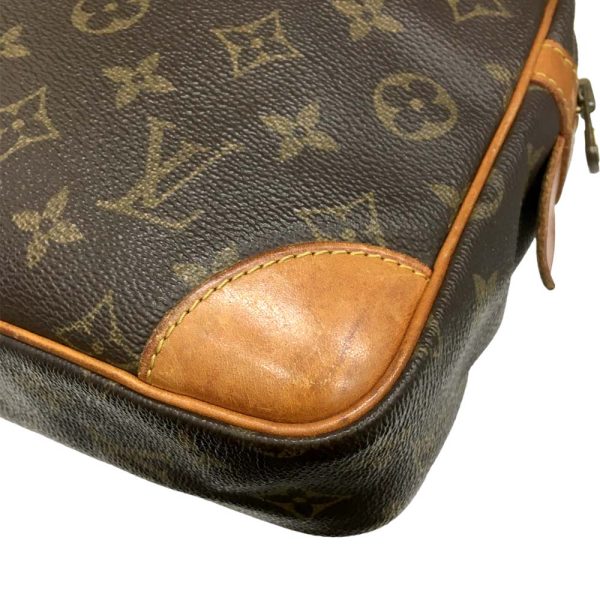 i24 340 11 Louis Vuitton Compiègne 28 Clutch Bag Monogram Brown