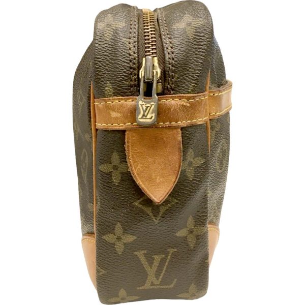 i24 340 4 Louis Vuitton Compiègne 28 Clutch Bag Monogram Brown