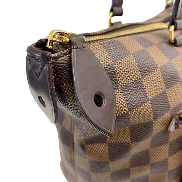 i24 343 12 Louis Vuitton Jena PM Tote Bag Damier Ebene Brown