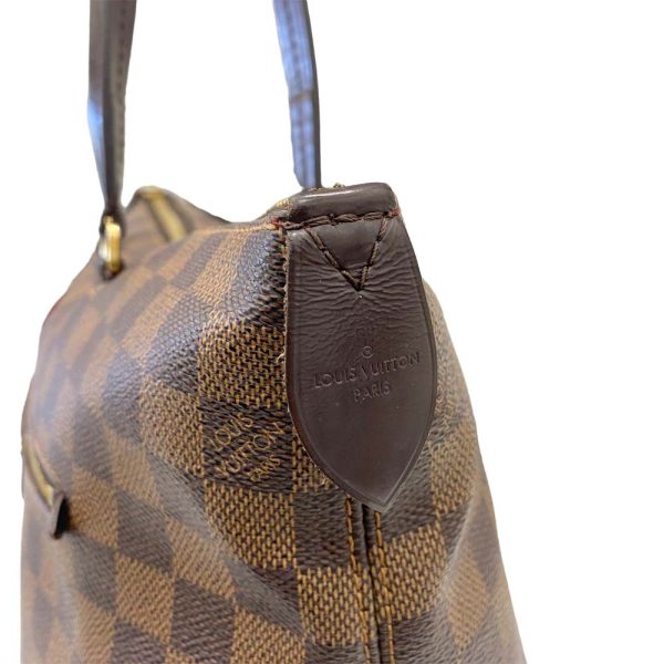 i24 343 13 Louis Vuitton Jena PM Tote Bag Damier Ebene Brown