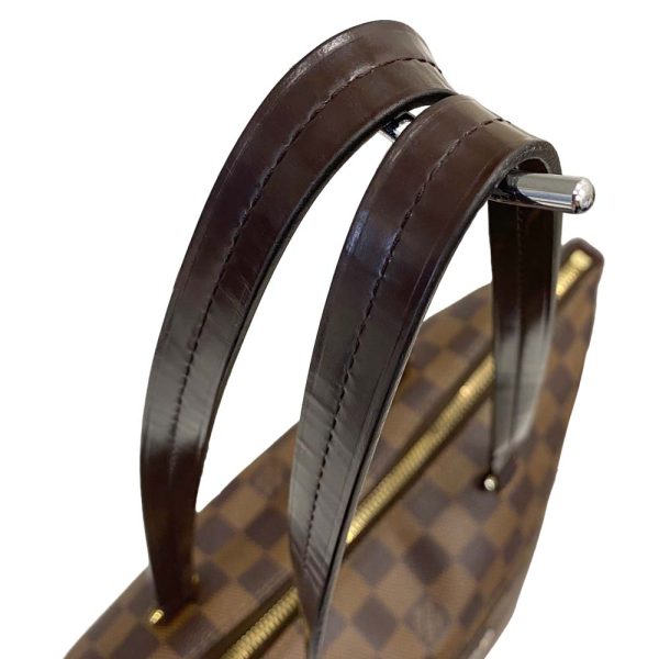 i24 343 15 Louis Vuitton Jena PM Tote Bag Damier Ebene Brown