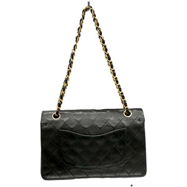 i24 487 5 Chanel Matelasse 25 W Chain Bag Lambskin Black