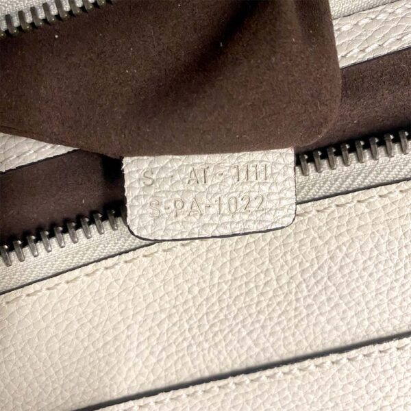 i24 504 16 Celine Luggage Handbag Tote Bag Beige White