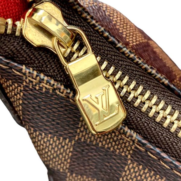 i24 598 1 1 Louis Vuitton Bloomsbury PM Shoulder Bag Damier Ebene Brown