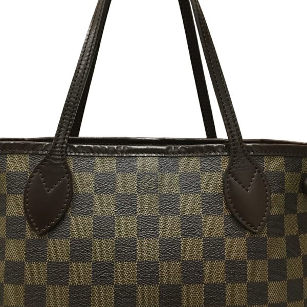 i24 655 13 Louis Vuitton Neverfull PM Tote Bag Damier Ebene Brown