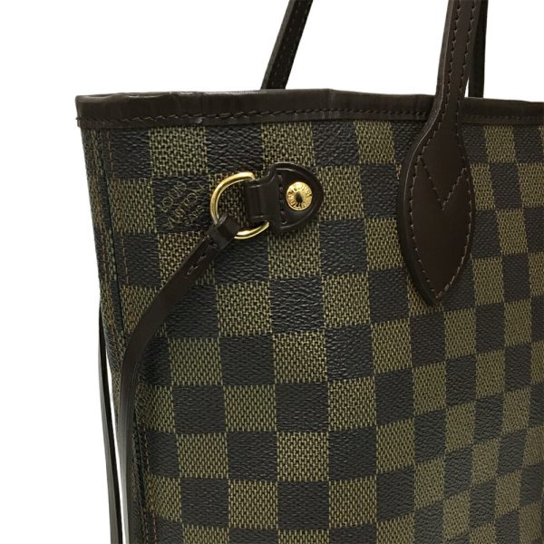 i24 655 16 Louis Vuitton Neverfull PM Tote Bag Damier Ebene Brown