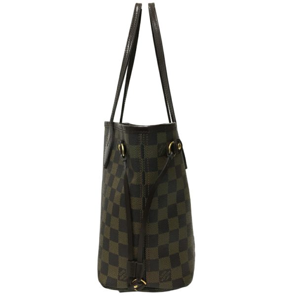 i24 655 3 Louis Vuitton Neverfull PM Tote Bag Damier Ebene Brown