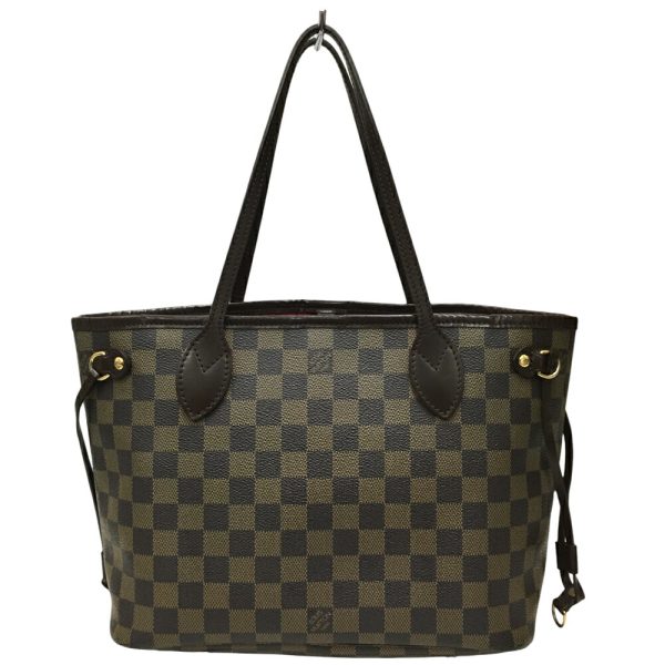 i24 655 4 Louis Vuitton Neverfull PM Tote Bag Damier Ebene Brown