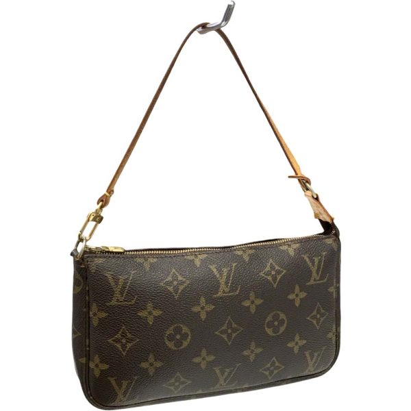 i24 656 1 Louis Vuitton Pochette Accessoire Pouch Monogram Brown