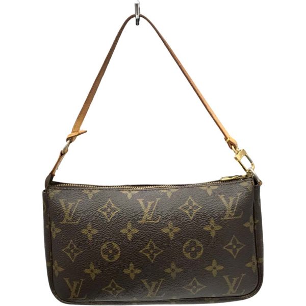 i24 656 4 Louis Vuitton Pochette Accessoire Pouch Monogram Brown