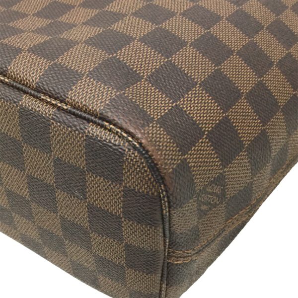 i24 784 10 Louis Vuitton Neverfull PM Damier Ebene Tote Bag Brown