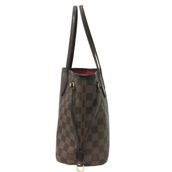 i24 784 3 Louis Vuitton Neverfull PM Damier Ebene Tote Bag Brown