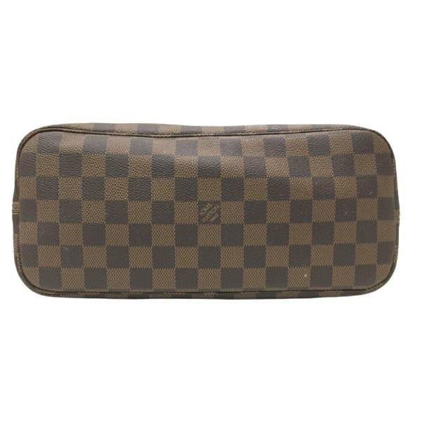 i24 784 6 Louis Vuitton Neverfull PM Damier Ebene Tote Bag Brown