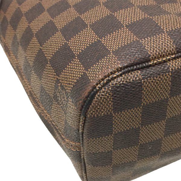 i24 784 9 Louis Vuitton Neverfull PM Damier Ebene Tote Bag Brown