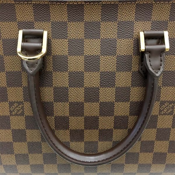 i24 976 12 Louis Vuitton Triana Damier Ebene Handbag Brown