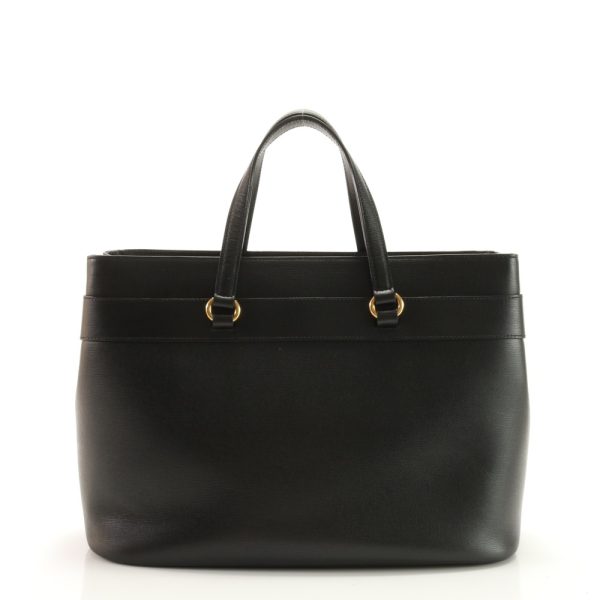 img 01675660 Gucci Horsebit Tote Bag Hand Shoulder Black