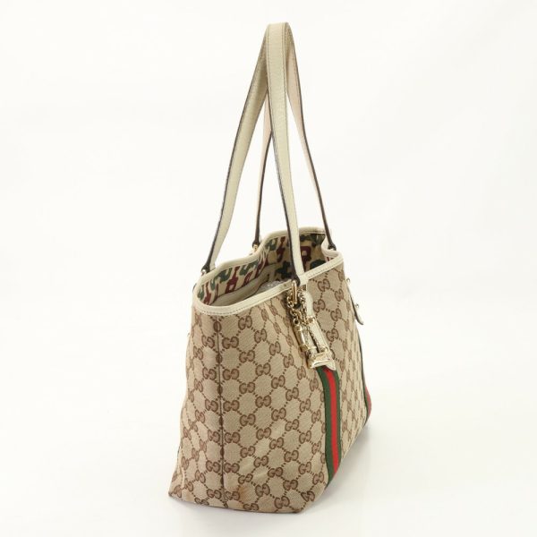 img 01689778 Gucci GG Sherry Line Tote Bag Charm Shoulder Bag