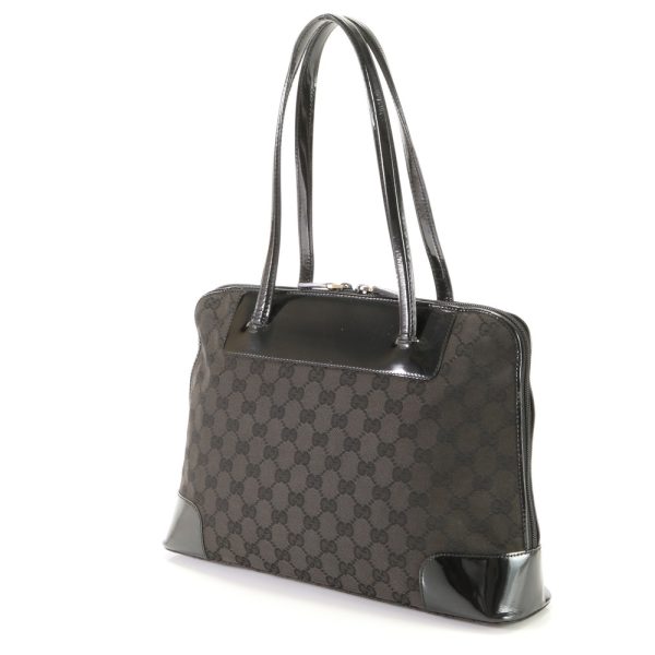 img 01690804 Gucci GG Tote Bag Shoulder Bag Hand Black