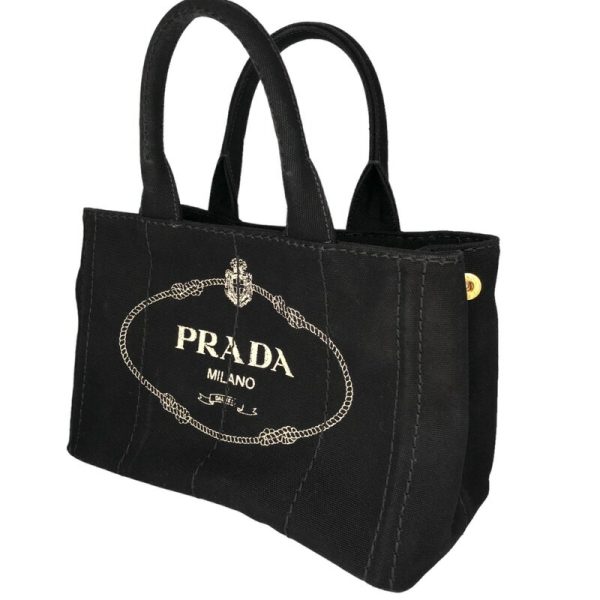 img 2575 PRADA Kanapa 2WAY Black Campus Handbag