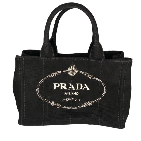 img 2576 PRADA Kanapa 2WAY Black Campus Handbag