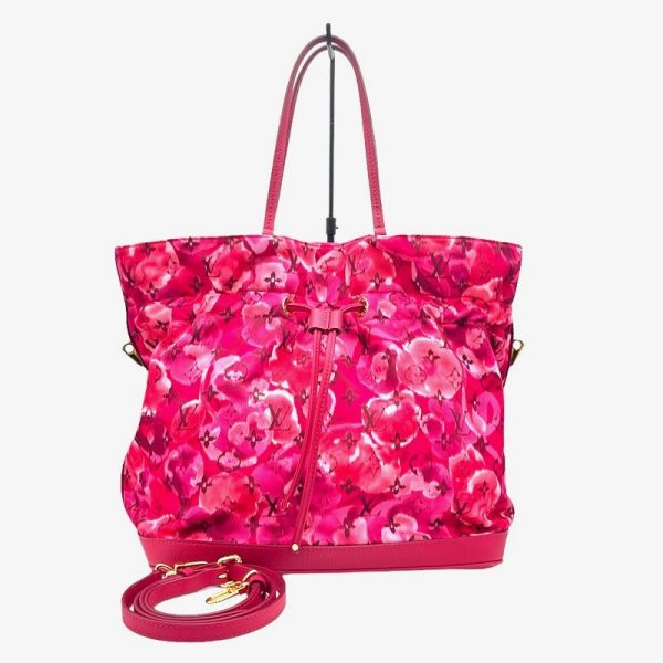 img 3141 LOUIS VUITTON Noefru MM M94313 Ikat Flower Nylon Tote